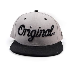 KR3W Original | Gray & Black Snapback Hat